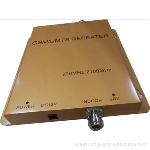 900mhz / 2100mhz Indoor Dual Band Signal Repeater With 2000m² Coverage Area